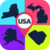 US States Shadows