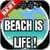 Beach Quotes in English - Water River Status
