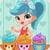 Cupcake with Shopkins