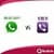 WhatsApp Plus Viber usage