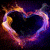 Fire Heart Love Live Wallpaper