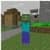ZombieTown Minecraft Wallpaper