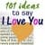 101 ideas to say i love Guide