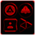 Black and Red Icon Pack Free