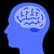 Blue : Thinking outside the box brain it on puzzle