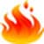 Pic of Fire photo frame