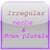 Irregular verbs