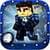 Superhero Comic Running Fantastic Four Blocks Run
