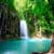 Waterfalls under a wonderful balcony Wallaper HD