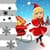 Clock Weather Santa Sleigh