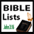 Bible Lists