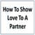 Show love to your partner