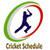 Cricket Schedule