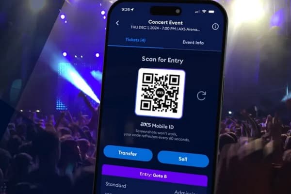 AXS Introduces Biometric Authentication for Mobile Ticketing App