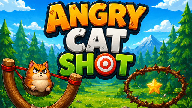 Angry Cat Shot